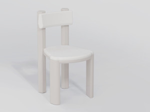 Деревянный стул с мягким сиденьем