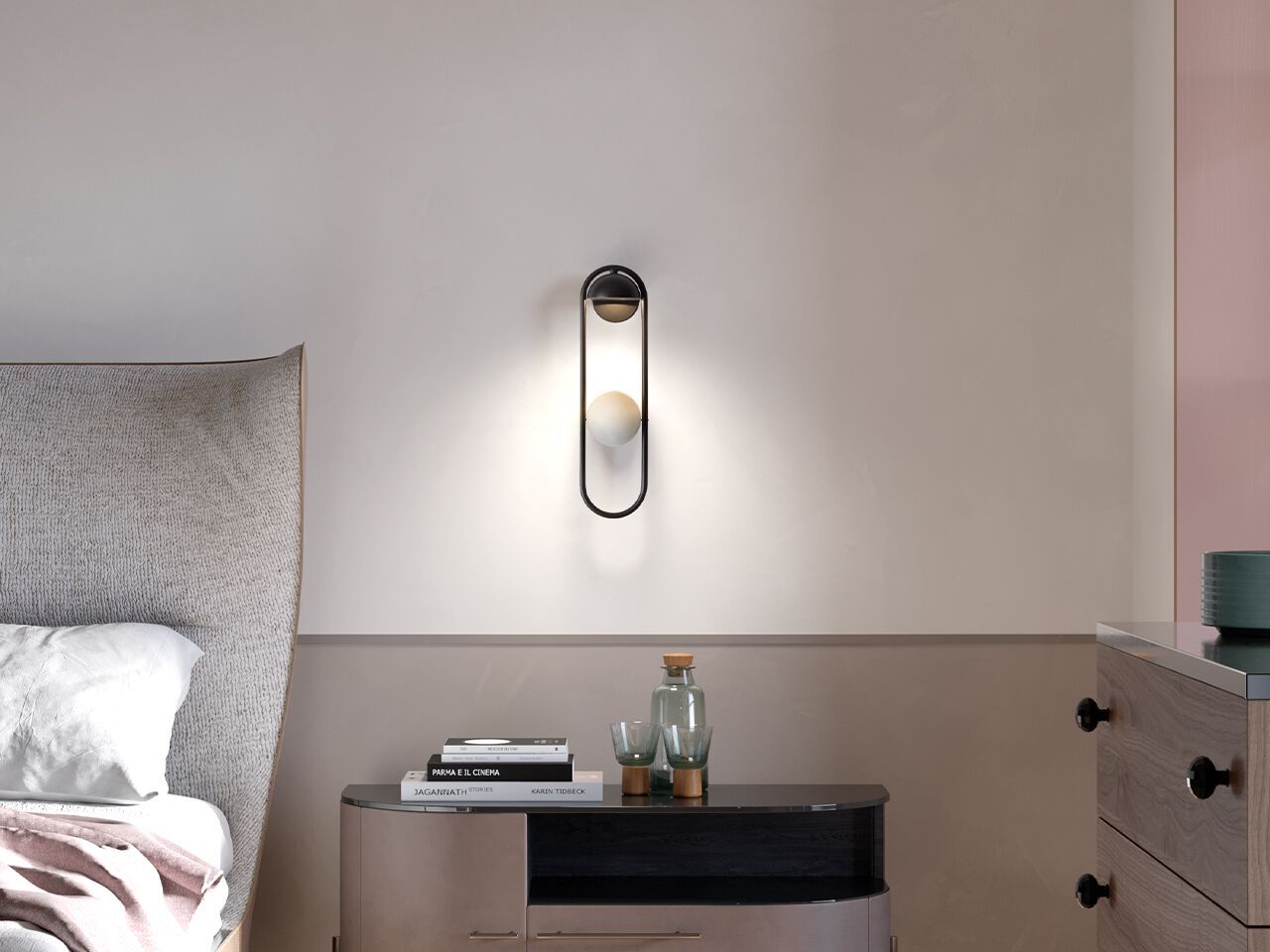 Металлический светодиодный настенный светильник Masiero Luppiter ARCH-00090087