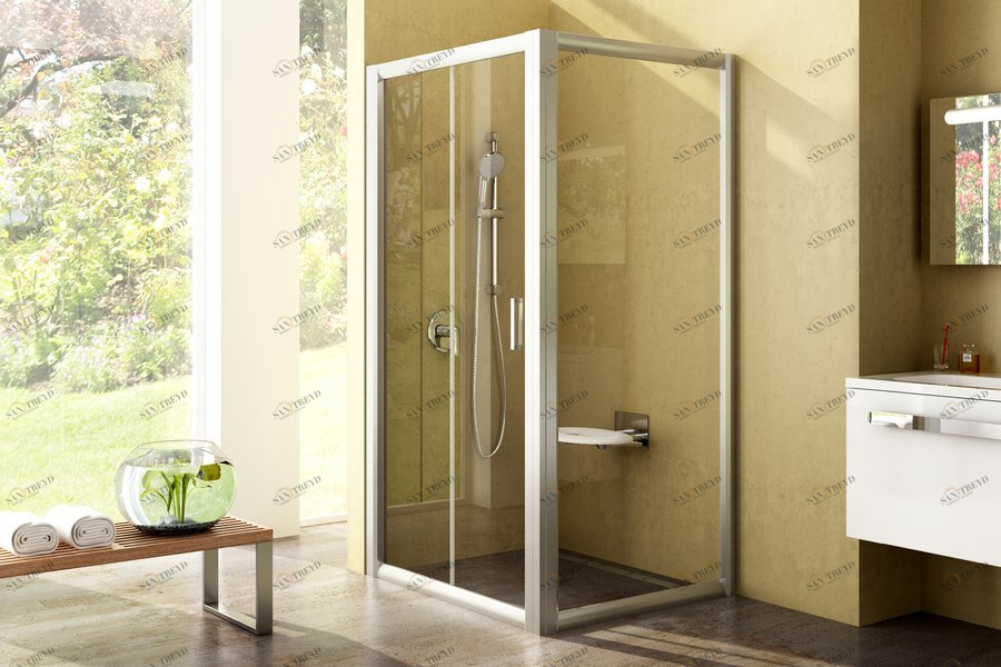 NRDP2-100 L  белая + Транспарент Ravak 0NNA010LZ1