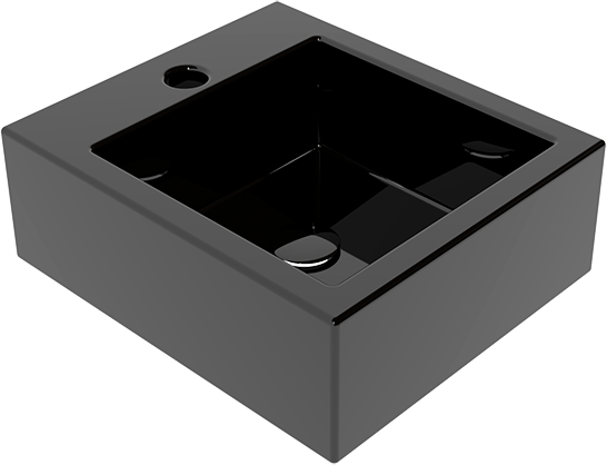 SQULAV2 Подвесная раковина настенная GSG CERAMIC SQUARE