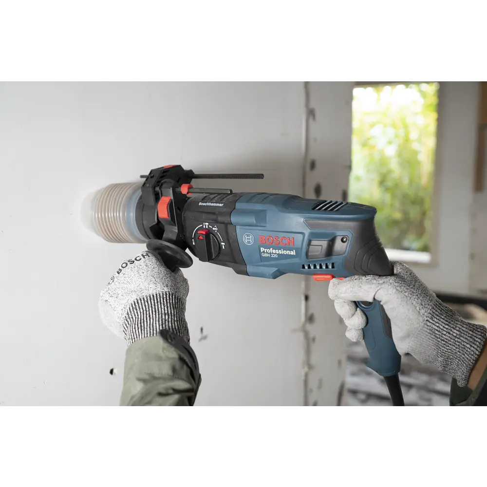 Перфоратор SDS-plus Bosch GBH 220 Professional 720 Вт, 06112A6020, 2 Дж BOSCH PROFESSIONAL STLM-2061570 - Вид №14