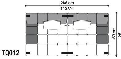 B&B Italia Модульный секционный диван Tufty time sun-id-1414316 - Вид №46