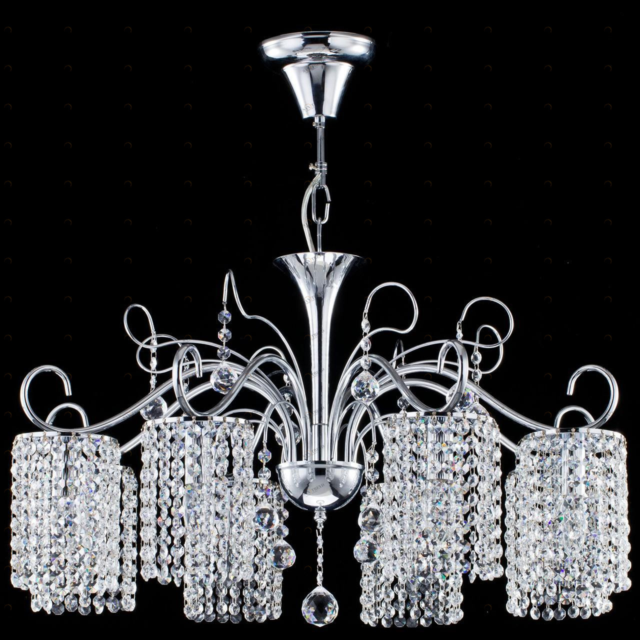Подвесная люстра Freya Leona FR1127-PL-08-CH FREYA ДИЗАЙНЕРСКИЕ, LEONA 186128 Хром 