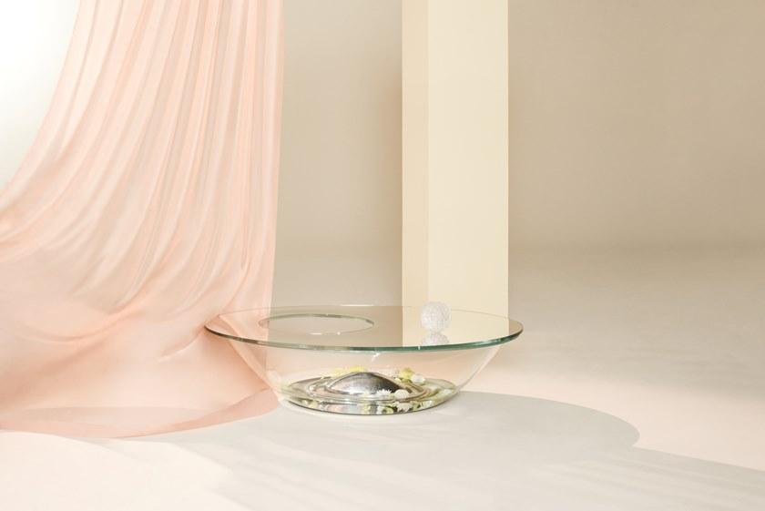 Glas Italia Овальный журнальный столик из хрусталя sun-id-1430906 - Вид №7