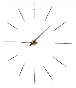 095626 Часы G 12 латунь-венге 125 cm Nomon Merlin