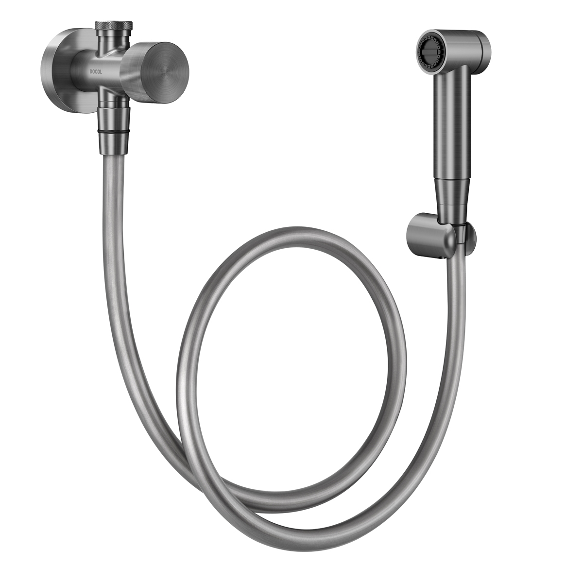00931670 Гигиенический душ с оформлением и матовым графитовым отводом Docol MIX&MATCH