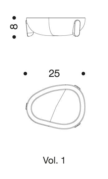 Керамическая чаша Danese Milano Vol ARCH-00115272 - Вид №3