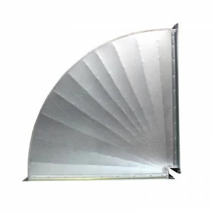 Отвод 90º прямоугольный (оц. сталь) 700х400