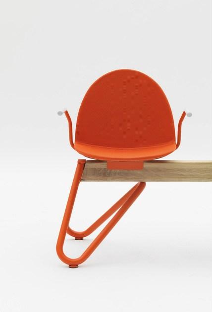 Segis Сиденье на тканевой балке с подлокотниками Camel sun-id-1447716 - Вид №1