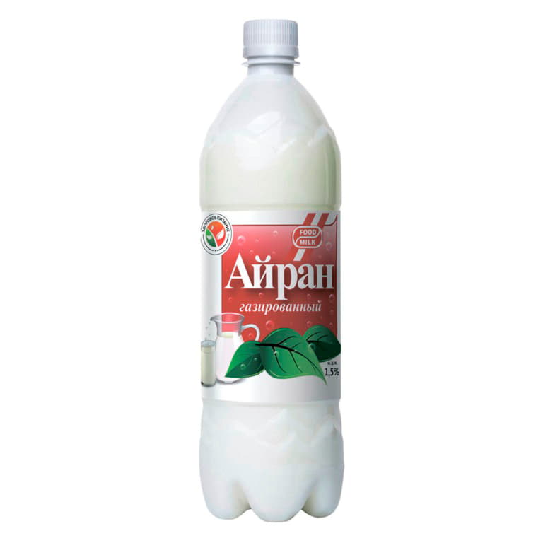 Айран 1,5% газированный Food milk 1 л БЗМЖ Santreyd 16439 - Вид №1