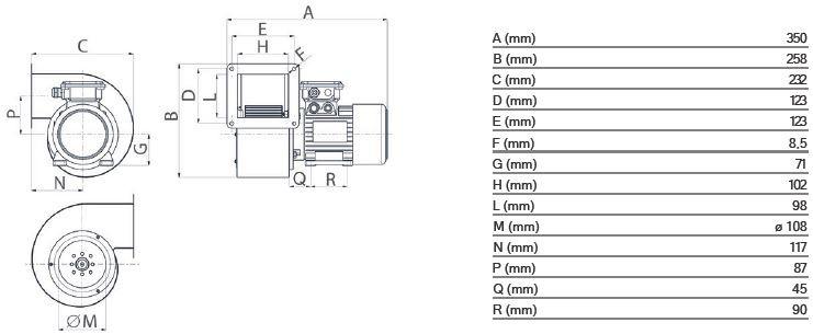 Vortice Центробежный аспиратор Vorticent c e 30322 - Вид №4