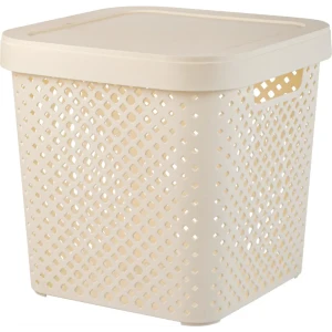Корзина для хранения PLAST TEAM Mien молочный туман 31×30×31 см 89421608
