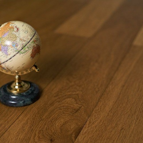 Массивная доска Amber Wood Дуб Натур с брашью (Текстурированная) 300-1800х120 мм 2600300267 - Вид №3