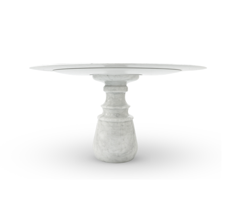 0-001 Круглый обеденный стол Pietra estremoz Boca Do Lobo  - Вид №10