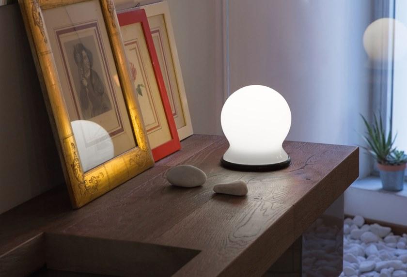 Martinelli Luce Настольная лампа из дутого стекла  806  - Вид №5