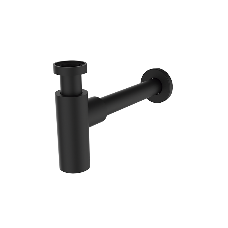 00030012 PREMIUM Сифон 1" 1/4 для умывальников Черный GRB MIXERS 