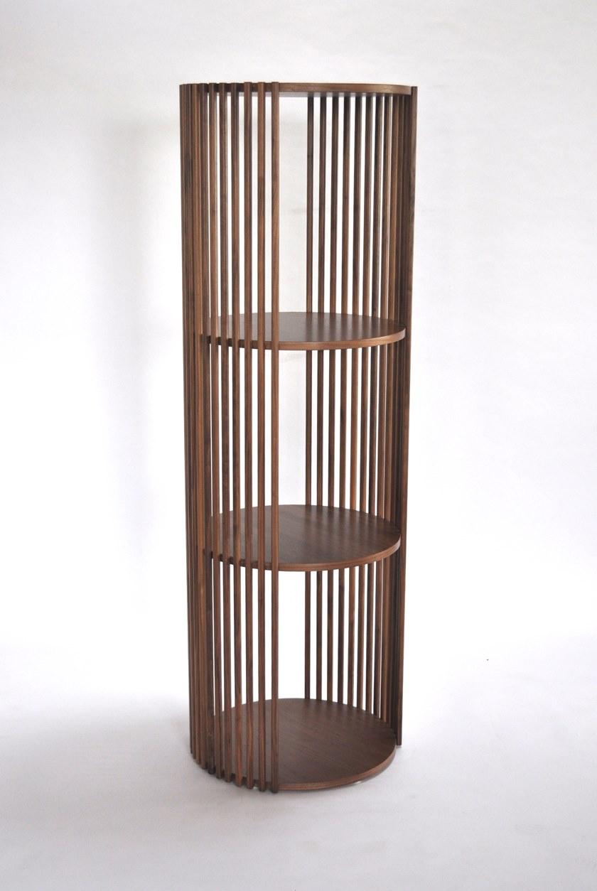 Medulum Открытый книжный шкаф из ореха Palafitte Pal.160  - Вид №4