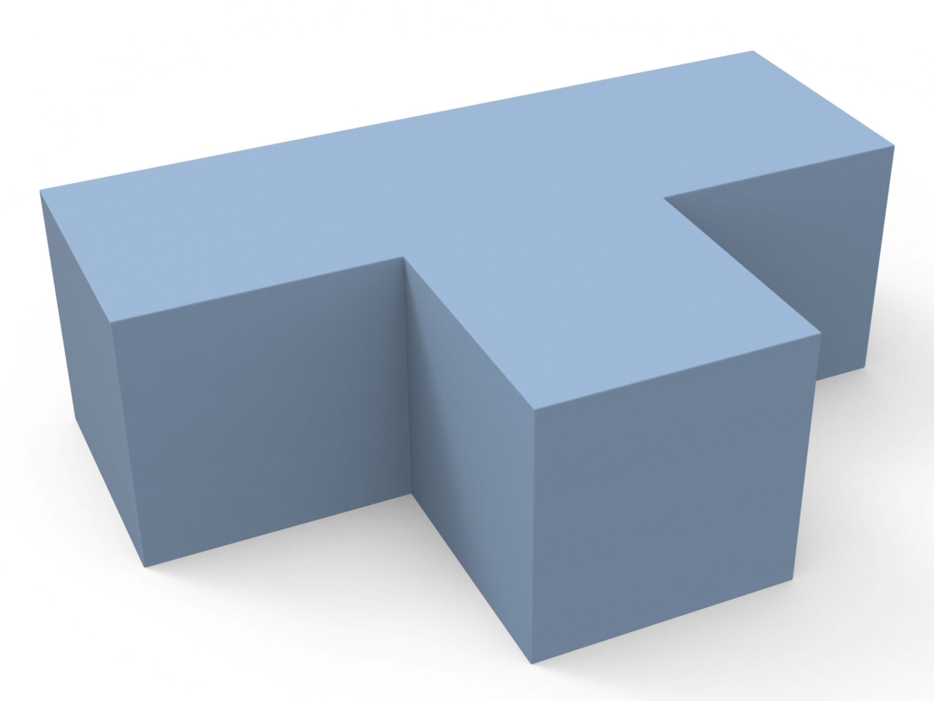 Модульная скамья из пены QM без спинки Quinze & Milan Форма ARCH-00005781