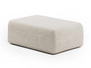 Прямоугольный пуф из ткани