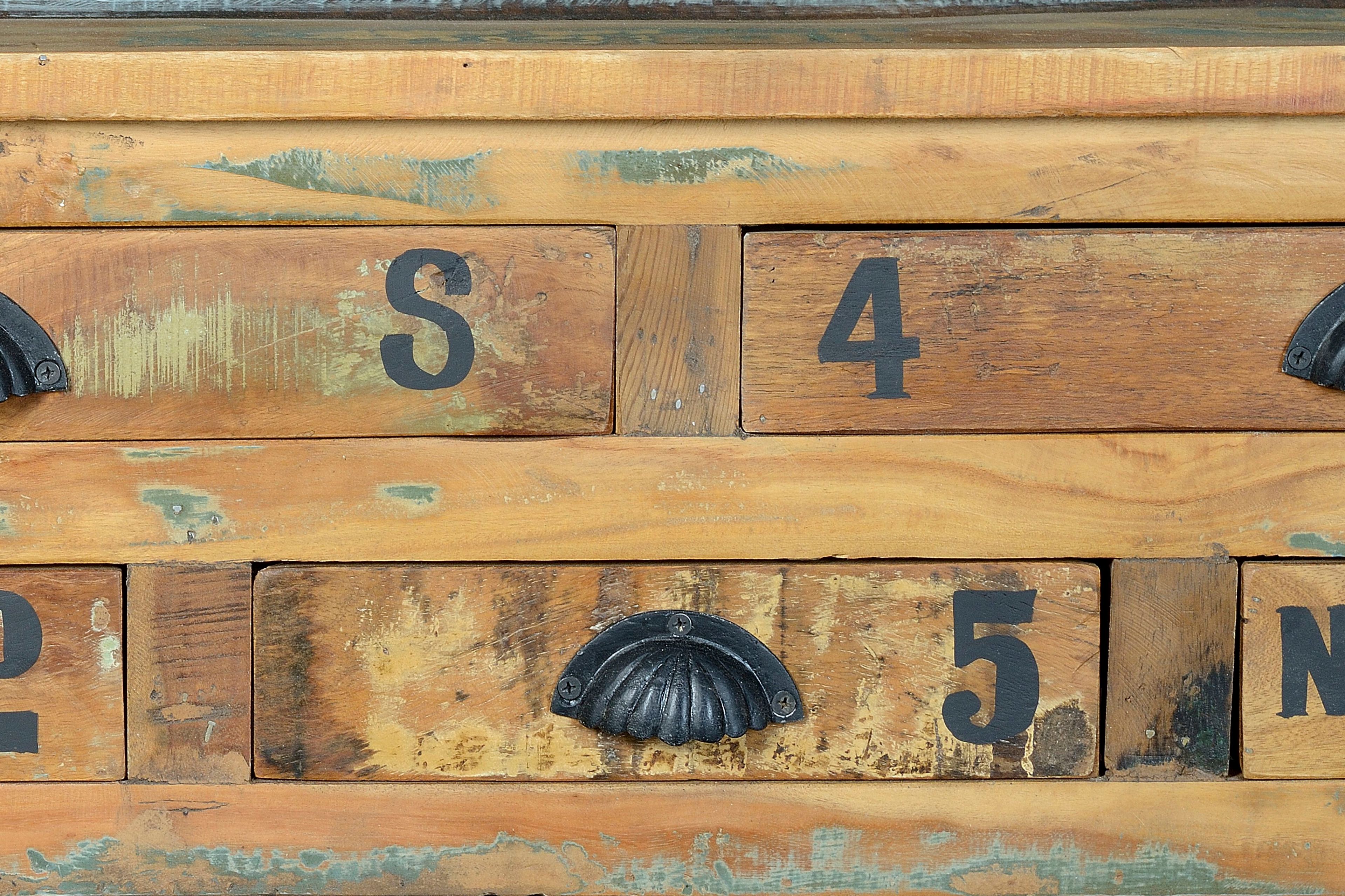 Деревянный прямоугольный журнальный столик с колесами Giner y Colomer Verrier ARCH-00130214 - Вид №5