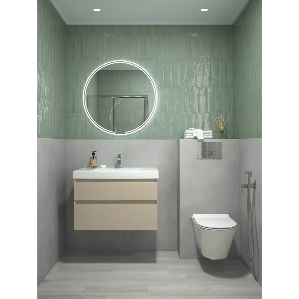 Керамогранит Kerama Marazzi Лациа - индустриальный бетон в серых тонах 89423140 STLM-1566944 - Вид №3