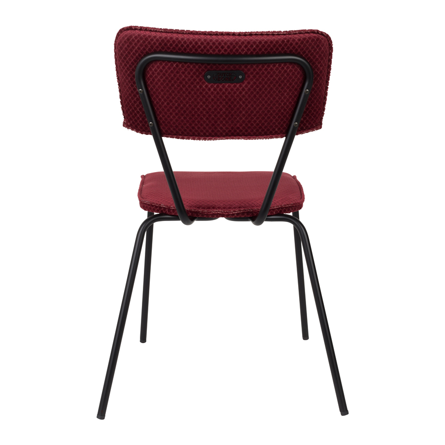 Стул Melonie бордовый Dutchbone 1100349 - Вид №5