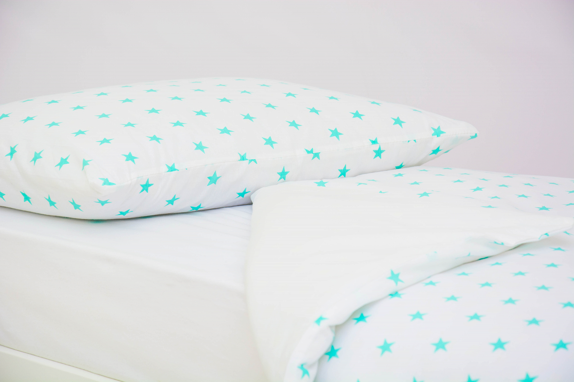 Детское постельное белье "Звезды" мятное БЕЛЬМАРКО  327375 Белый Santreyd  - Вид №2
