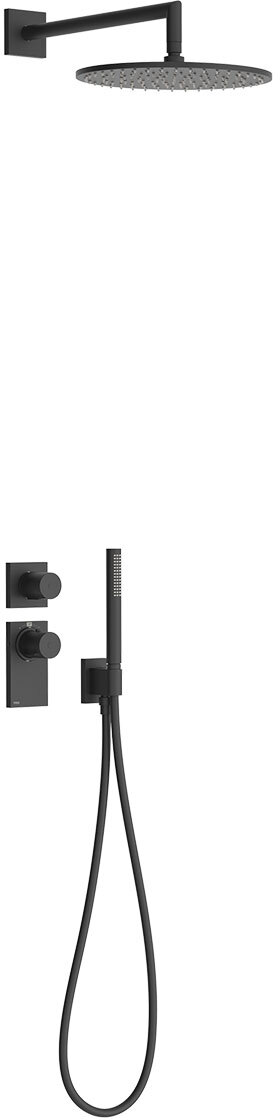 БЛОЧНАЯ СИСТЕМА Block System 2-ходовой комплект скрытого термостатического смесителя для душа-20635201NM TRES