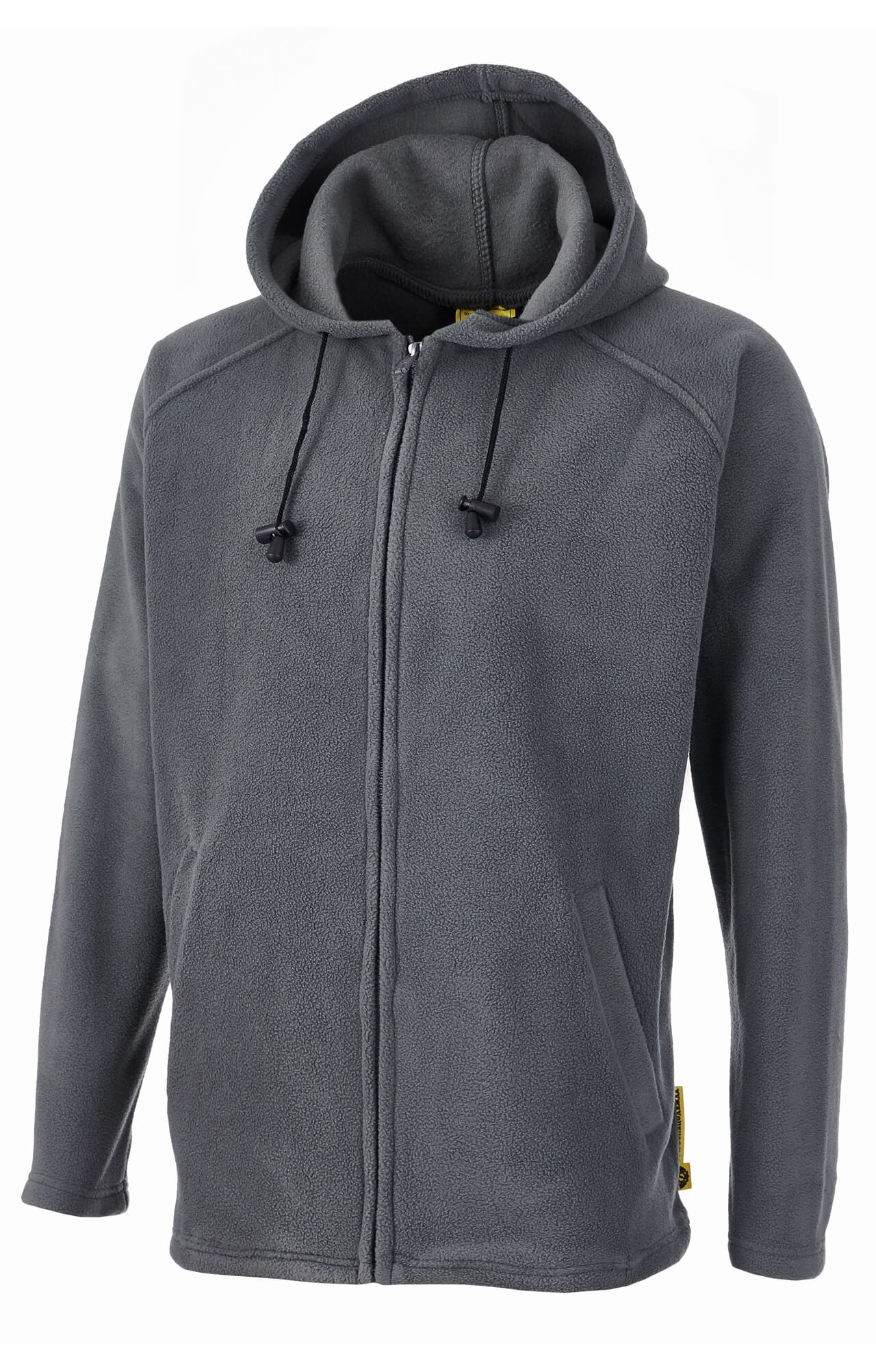 61245 Толстовка флисовая с капюшоном темно-серая  Одежда для промоакций  размер 48-50/170-176 Спецодежда  - Вид №1
