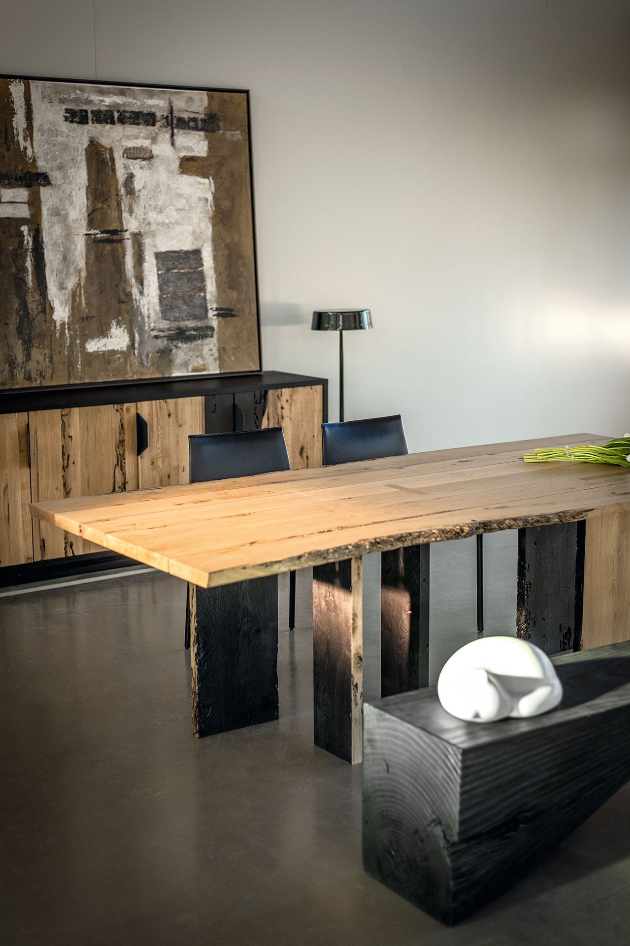 Прямоугольный стол из брикколы Riva 1920 Fire ARCH-00074550 - Вид №4