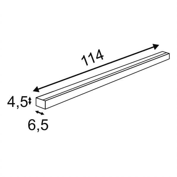 Настенный светодиодный светильник серебро SLV Sight 115 Led 1001288 SLV SIGHT LED 00-3890763 Серебро  - Вид №2
