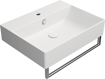 9431109 Подвесная раковина настенная овальная GSI ceramica  белая  - Вид №1