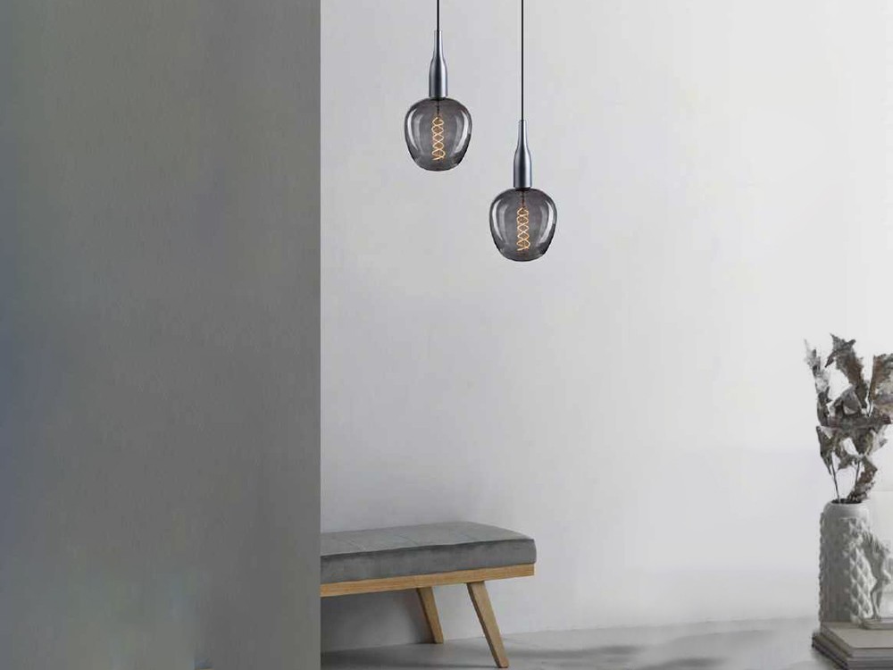 101056 Подвесной светильник дымчатый плафон Aromas del Campo C1012 + B055 