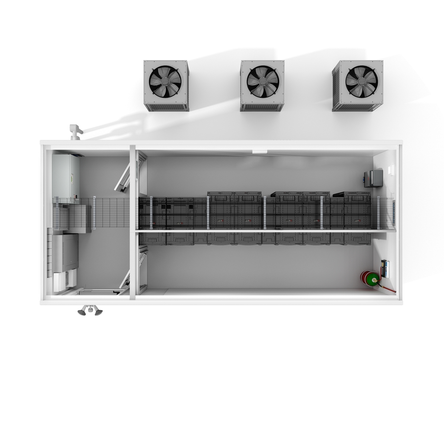 PFMIEC040D1N05C All In One Module 40kW 5rack InRow DX 480V Schneider Electric 