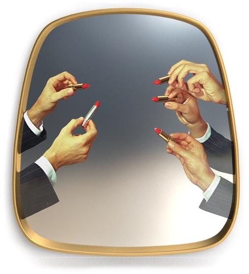 Seletti Зеркало с настенной рамой Seletti wears toiletpaper 17041 - Вид №1