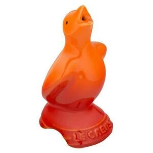 Птица-пароотвод для пирога Le Creuset, оранжевая