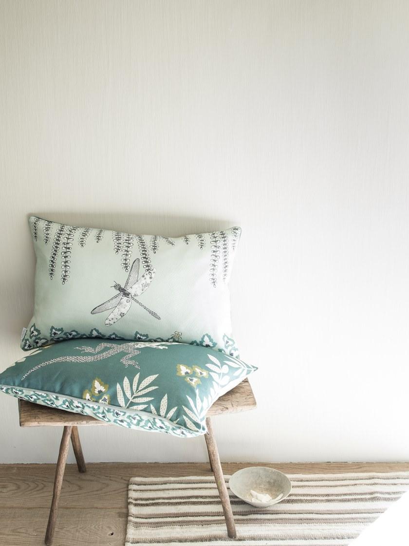 Alexandre Turpault Печатная льняная наволочка Mimetisme sun-id-1447892 - Вид №5