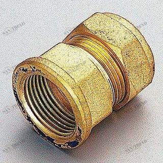 Муфта ВР 22 x 1" обжим TIEMME 1100039