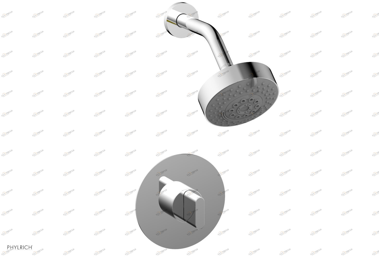 Душевая панель ROND Phylrich  183-21-026 Хромированный 