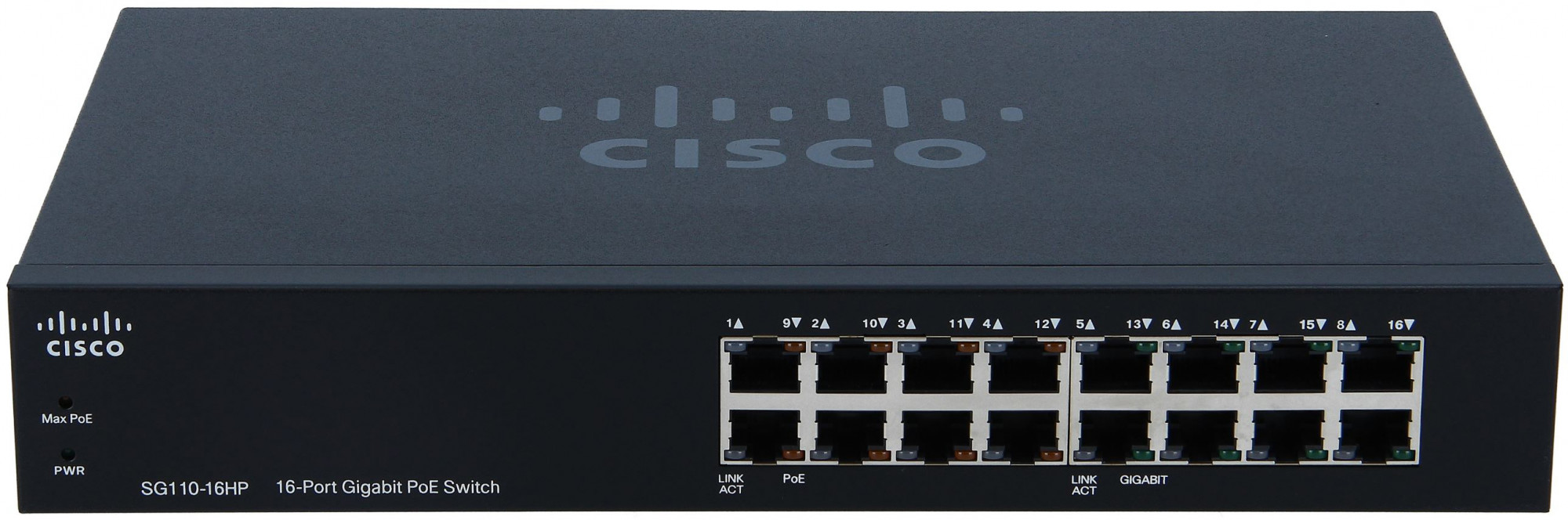 SG110-16HP-EU Sg110-16hp 16-port poe gigabit switch Cisco Santreyd 