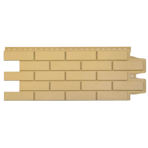 Фасадная панель Grand Line Classic Клинкерный кирпич 1105x417 мм песочный