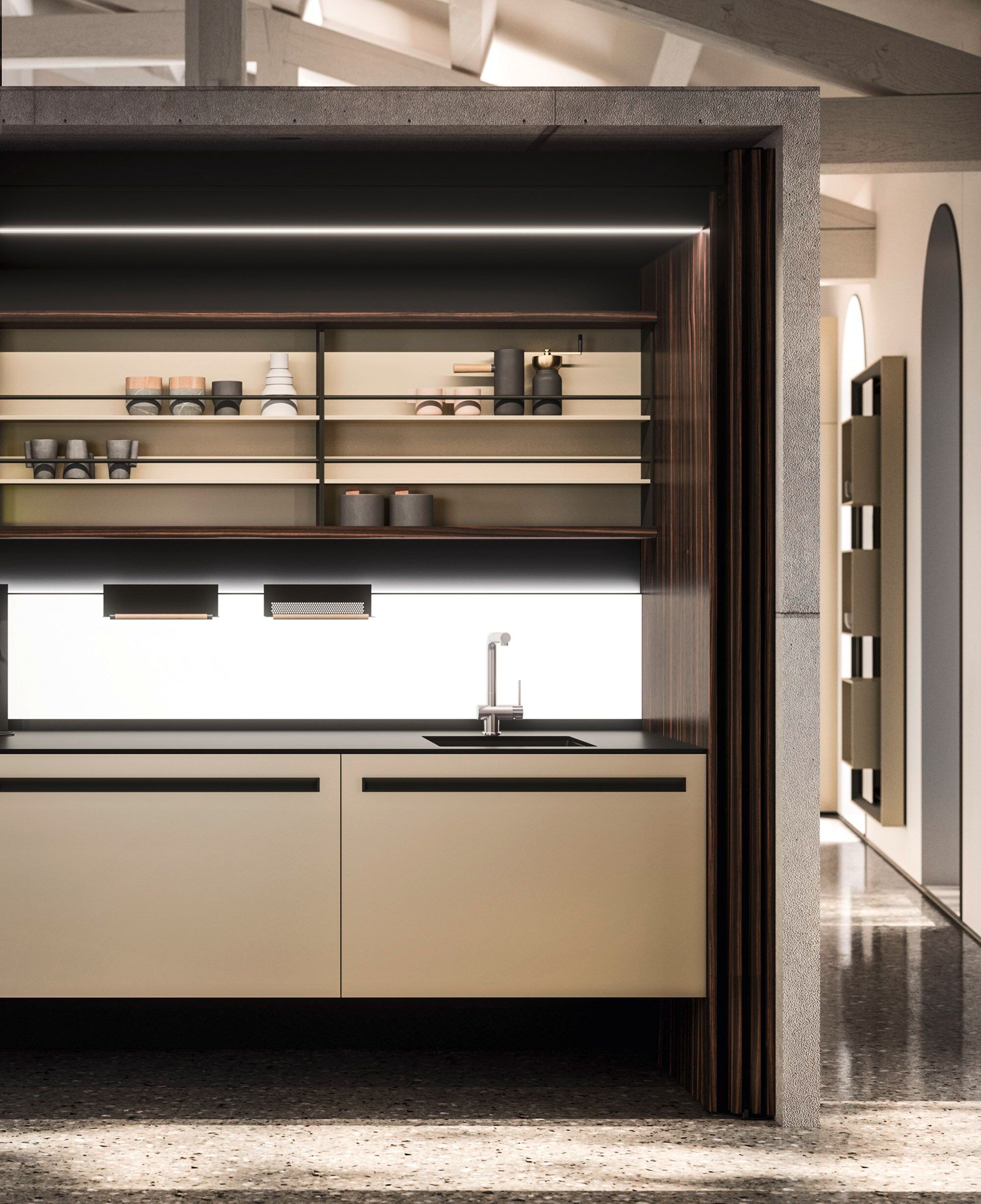 Встроенная кухня с островом Arrital Ak_Project ARCH-00086457 - Вид №7