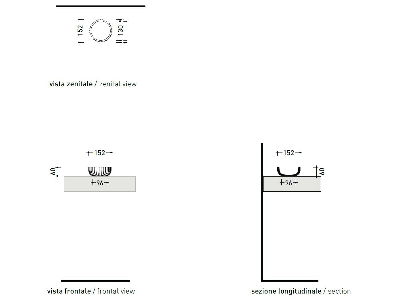 Полые керамические раковины Ceramica Flaminia восемнадцатый век ARCH-00071713 - Вид №2