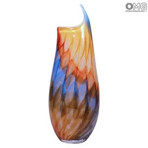 4559 ORIGINALMURANOGLASS Ваза Восход - муранское стекло OMG 13 см