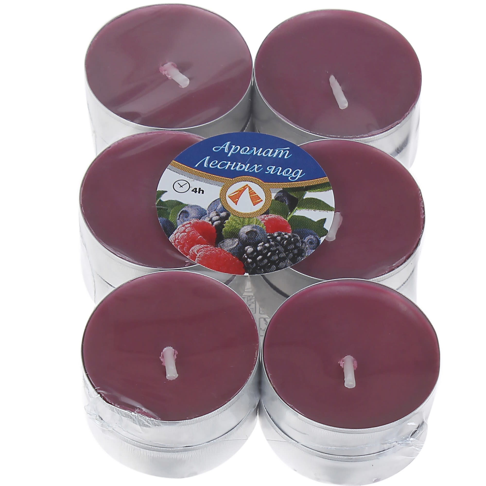 82018461 Набор свечей чайных ароматизированных «Лесная ягода», 12 шт Santreyd  - Вид №1