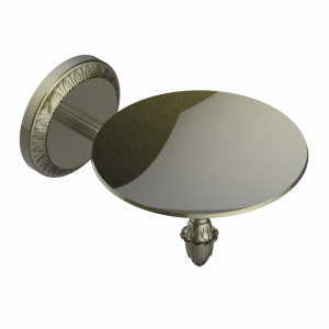 U94-546 Мыльница настенная Ø 100 мм Thg-paris Malmaison cristal Бронза