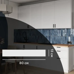 KONSENSA Фасад Котлас белый матовый для кухни в неоклассическом стиле 89387731