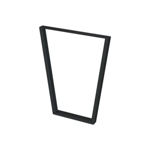 Подстолье для обеденного и письменного стола Лофт 71 см трапеция металл цвет черный