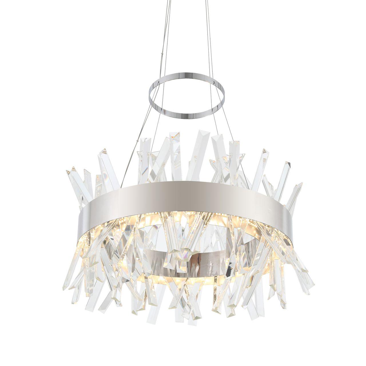 Подвесной светодиодный светильник ST Luce Ghiolo SL384.103.01 ST LUCE ДИЗАЙНЕРСКИЕ, GHIOLO 276126 Хром  - Вид №3