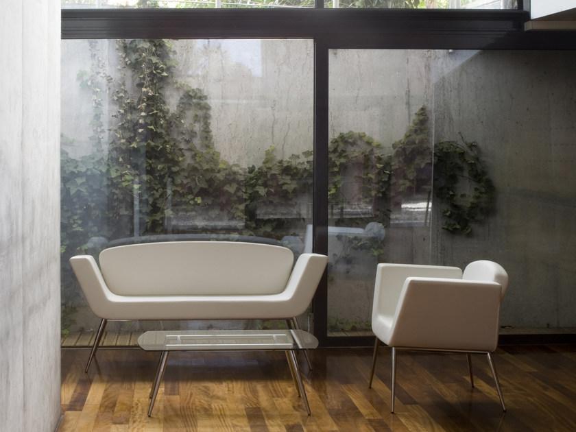 ROSSIN Низкий прямоугольный журнальный столик из стекла Dimon sun-id-1494437 - Вид №1